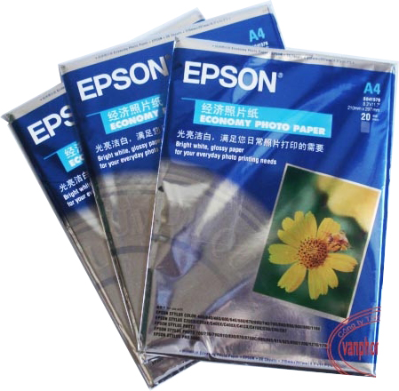 Giấy in ảnh A4 một mặt, Epson